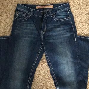 Rock 'n' roll denim cowboy men's jeans 34-36